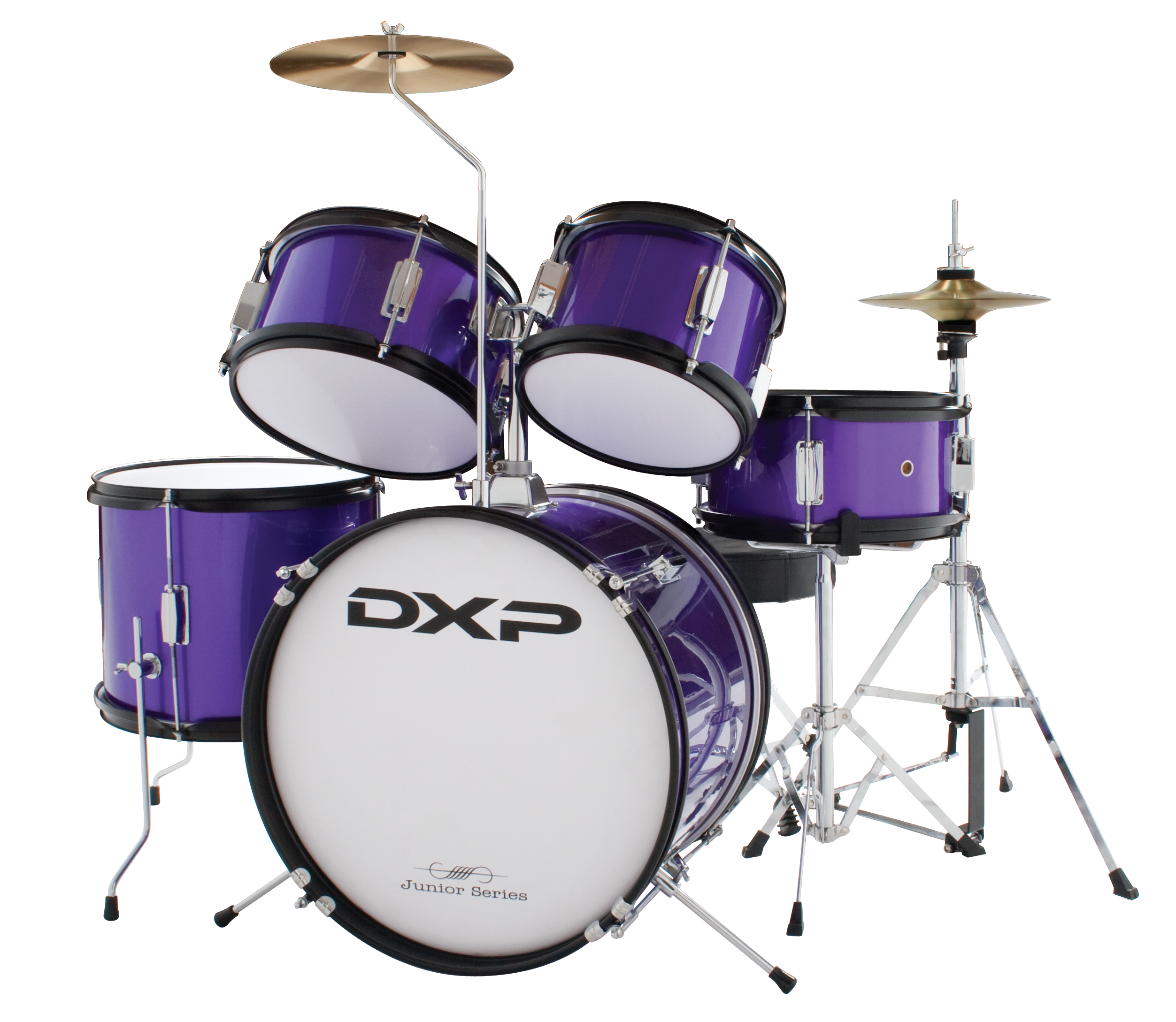 DXP | TXJ5PL | 5 Piece Junior Drum Kit Package | Purple DXP | TXJ5PL | 5 Piece Junior Drum Kit Package | Purple